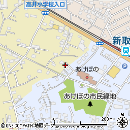 茨城県取手市野々井175-1周辺の地図