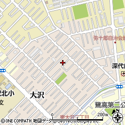 埼玉県越谷市大沢1653周辺の地図
