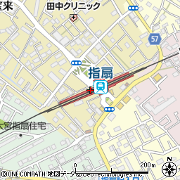 埼玉県さいたま市西区周辺の地図