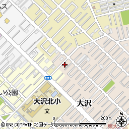 埼玉県越谷市大沢1605周辺の地図