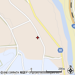 岐阜県下呂市萩原町尾崎342-3周辺の地図