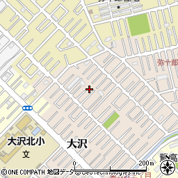 埼玉県越谷市大沢1640-1周辺の地図
