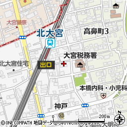 ナビパーク大宮土手町第１駐車場周辺の地図