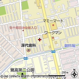 埼玉県越谷市弥十郎765-1周辺の地図