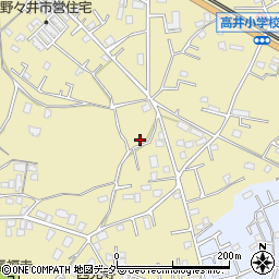 茨城県取手市野々井125周辺の地図