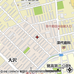 埼玉県越谷市大沢1674周辺の地図