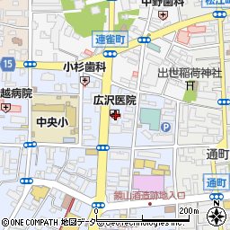 広沢医院周辺の地図