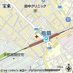 らくだプラザ指扇Ｎｏ．２駐車場周辺の地図