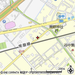 茨城県取手市谷中517周辺の地図
