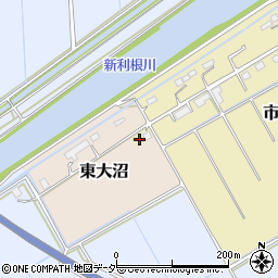 茨城県稲敷市市崎2381周辺の地図