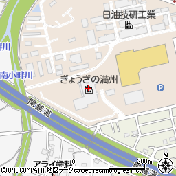 株式会社ぎょうざの満洲　本社川越工場周辺の地図