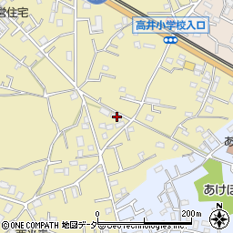 茨城県取手市野々井45周辺の地図