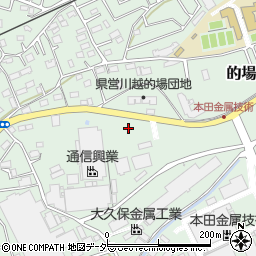 通信興業株式会社　川越工場周辺の地図