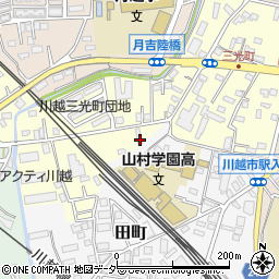 埼玉県川越市三光町32-5周辺の地図