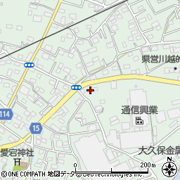 埼玉県川越市的場1808-6周辺の地図