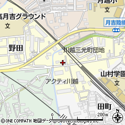 埼玉県川越市三光町37-6周辺の地図