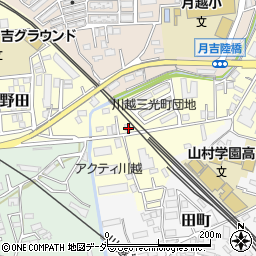 埼玉県川越市三光町37-3周辺の地図