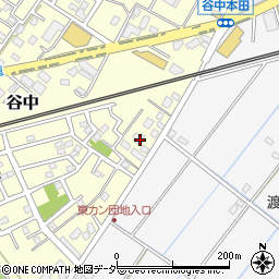 茨城県取手市谷中266周辺の地図
