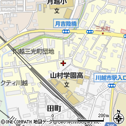 埼玉県川越市三光町32-3周辺の地図