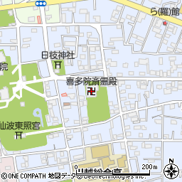 [葬儀場]喜多院 斎霊殿周辺の地図