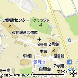 流通経済大学龍ケ崎キャンパス　グラウンド周辺の地図
