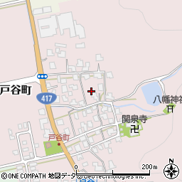 福井県越前市戸谷町周辺の地図