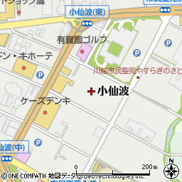 埼玉県川越市小仙波周辺の地図