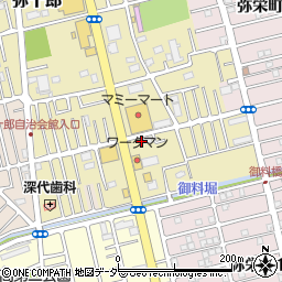 埼玉県越谷市弥十郎582-2周辺の地図