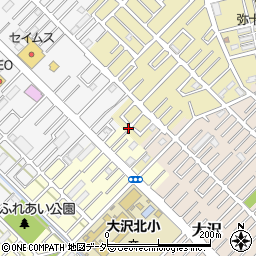 埼玉県越谷市弥十郎3-6周辺の地図