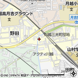 埼玉県川越市三光町37-9周辺の地図