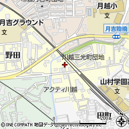 埼玉県川越市三光町37周辺の地図
