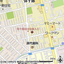 埼玉県越谷市弥十郎567周辺の地図