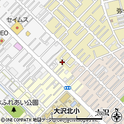 埼玉県越谷市弥十郎3-7周辺の地図