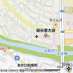 埼玉県越谷市大道329周辺の地図