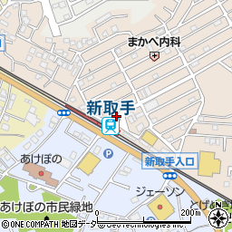 新取手駅周辺の地図