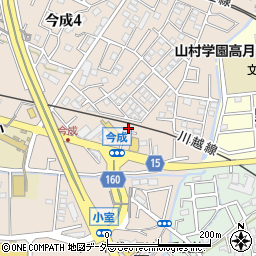 東京靴流通センター　川越今成店周辺の地図