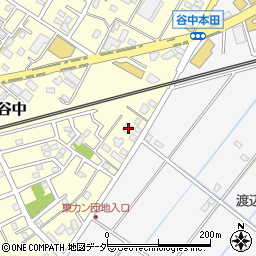 茨城県取手市谷中265周辺の地図