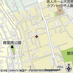 埼玉県さいたま市見沼区南中野1165-17周辺の地図