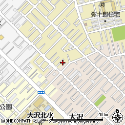 埼玉県越谷市弥十郎20-8周辺の地図