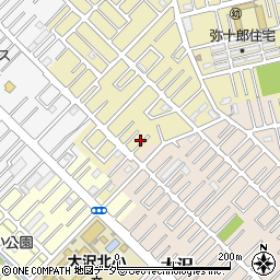 埼玉県越谷市弥十郎20周辺の地図