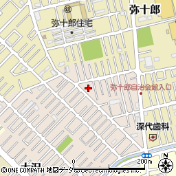 埼玉県越谷市大沢1687周辺の地図