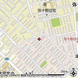 埼玉県越谷市大沢1681-6周辺の地図