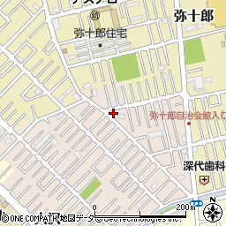 埼玉県越谷市大沢1687-15周辺の地図