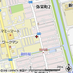 埼玉県越谷市弥十郎591周辺の地図