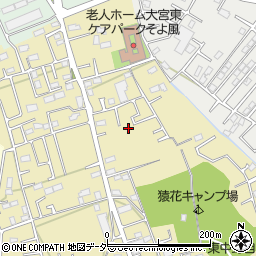 埼玉県さいたま市見沼区南中野1139-3周辺の地図