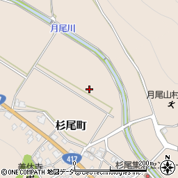 福井県越前市杉尾町周辺の地図