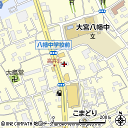ドコモショップ　大宮大和田店周辺の地図