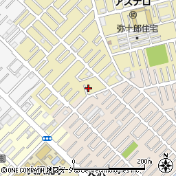 埼玉県越谷市弥十郎13周辺の地図