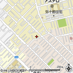 埼玉県越谷市弥十郎12周辺の地図