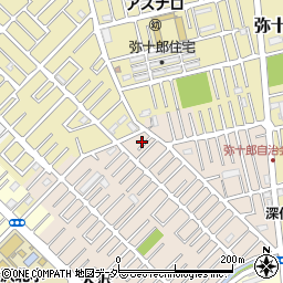 埼玉県越谷市大沢1681周辺の地図